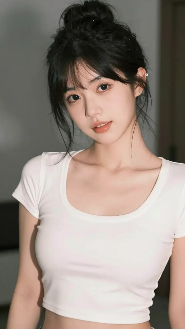 A cute but alluring portrait