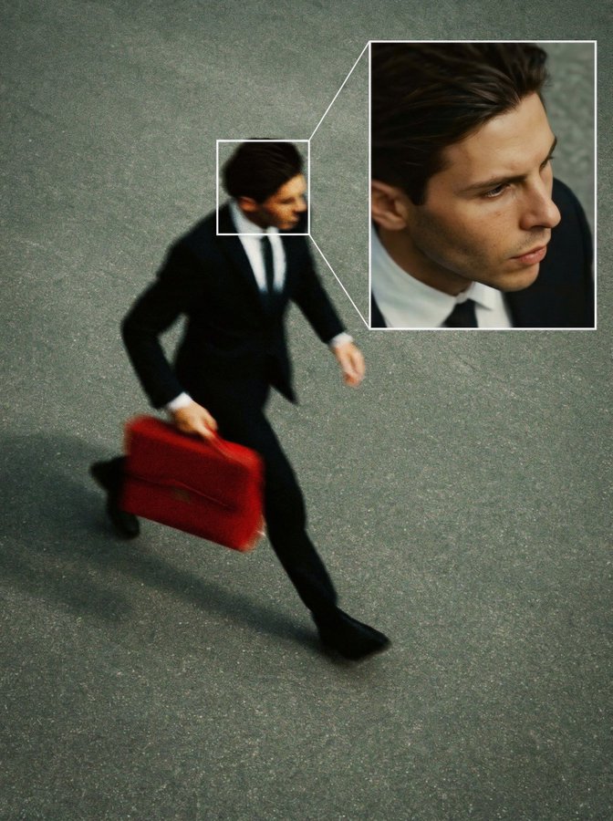 Face Detection CCTV Simulation output